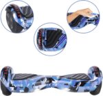 Hoverboard AZULCAM com Bluetooth, LED e 500W: mais estabilidade, diversão e desempenho para qualquer terreno. - Imagem 3
