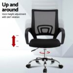 Cadeira de Escritório Ergonômica Stoel Start: conforto, apoio lombar e encosto mesh respirável para home office e estudo. - Imagem 4
