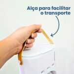 Mini Climatizador de Ar Portátil, 3 em 1 Umidificador e Purificador, LED Duplo Reservatório 280ml, USB 10W, Controle de Velocidade, 37x16.5x7.5cm - Imagem 7