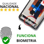 Tela Display para Poco X6 Pro AMOLED com aro preto original nacional, compatível com biometria e pronta para reposição. - Imagem 3