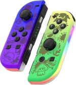 Controle RGB sem fio Waillynice para Switch/OLED com Bluetooth, vibração e sensor de movimento para jogo imersivo - Imagem 9