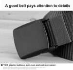 Cinto masculino casual de nylon resistente, ideal para estudantes e treinamento militar, com várias cores disponíveis - Imagem 5