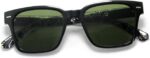 Óculos de Sol Retro Retangular Unissex com proteção UV-400 e estilo para comprar agora - Imagem 3