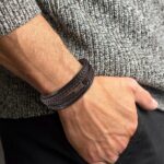 Pulseira de couro masculina trançada: estilo e personalidade para presentear pai, filho ou namorado - Imagem 6