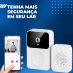 Campainha Interfone Inteligente com câmera, áudio e visão noturna para mais segurança e controle na sua casa. - Imagem 3