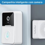 Campainha Interfone Inteligente com câmera, áudio e visão noturna para mais segurança e controle na sua casa. - Imagem 4