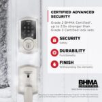 Kwikset SmartCode 270: fechadura eletrônica sem chave com trava automática e códigos personalizados para mais segurança e praticidade. - Imagem 4