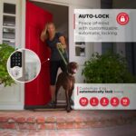 Kwikset SmartCode 270: fechadura eletrônica sem chave com trava automática e códigos personalizados para mais segurança e praticidade. - Imagem 5