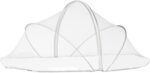 Baoblaze rede capa dobrável para berço: proteção respirável e universal para bebê, fácil de instalar e ideal para casa ou viagem - Imagem 6