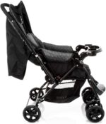 Cosco Kids Carrinho de Bebê Reverse Preto Rajado, conforto e praticidade com alça reversível e 3 posições de inclinação. - Imagem 6