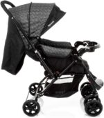 Cosco Kids Carrinho de Bebê Reverse Preto Rajado, conforto e praticidade com alça reversível e 3 posições de inclinação. - Imagem 7