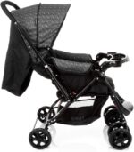 Cosco Kids Carrinho de Bebê Reverse Preto Rajado, conforto e praticidade com alça reversível e 3 posições de inclinação. - Imagem 8