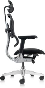 Ergohuman Elite 2: cadeira ergonômica preta com conforto superior, ajuste completo e apoio ideal para longas jornadas. - Imagem 4