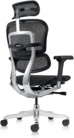 Ergohuman Elite 2: cadeira ergonômica preta com conforto superior, ajuste completo e apoio ideal para longas jornadas. - Imagem 5