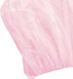 Cobertura mosquiteira para berço elástica e respirável, proteção segura para bebês, ideal para viagem, rosa 80x160x65cm - Imagem 4