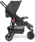 Cosco Kids Toffy: carrinho de bebê leve, moderno e confortável, com 3 rodas, inclinação múltipla e capota com visor. - Imagem 5