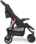 Cosco Kids Toffy: carrinho de bebê leve, moderno e confortável, com 3 rodas, inclinação múltipla e capota com visor. - Imagem 6