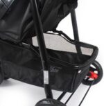 Cosco Kids Toffy: carrinho de bebê leve, moderno e confortável, com 3 rodas, inclinação múltipla e capota com visor. - Imagem 9