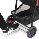 Cosco Kids Toffy: carrinho de bebê leve, moderno e confortável, com 3 rodas, inclinação múltipla e capota com visor. - Imagem 10