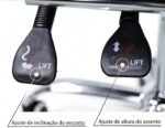 Cadeira Presidente Ergonômica Preta: conforto, encosto reclinável e apoio retrátil para trabalhar melhor por horas. - Imagem 7