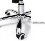 Cadeira Presidente Ergonômica Preta: conforto, encosto reclinável e apoio retrátil para trabalhar melhor por horas. - Imagem 9