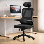BlidShop Veneza: cadeira ergonômica com suporte lombar, reclínio e altura ajustável para mais conforto no trabalho. - Imagem 7