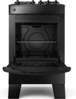Consul Fogão 4 bocas Preto com mesa esmaltada CFO4ZAE Bivolt: praticidade e eficiência para sua cozinha - Imagem 6