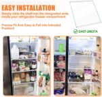 Prateleira de vidro Samsung DA97-20637A compatível, resistente e fácil de instalar para sua geladeira - Imagem 6