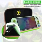 Estojo TIKOdirect para Nintendo Switch OLED 2021 com capa, película 9H e protetores de analógico, proteção completa para viagem - Imagem 4