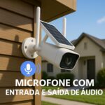 Câmera de segurança externa sem fio solar WiFi com detecção PIR, visão noturna e áudio bidirecional para proteção total 24h - Imagem 3