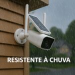 Câmera de segurança externa sem fio solar WiFi com detecção PIR, visão noturna e áudio bidirecional para proteção total 24h - Imagem 5