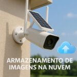 Câmera de segurança externa sem fio solar WiFi com detecção PIR, visão noturna e áudio bidirecional para proteção total 24h - Imagem 7