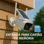 Câmera de segurança externa sem fio solar WiFi com detecção PIR, visão noturna e áudio bidirecional para proteção total 24h - Imagem 8