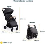 Travel System Safety 1st Spark Plus Duo: carrinho e bebê conforto completos, do nascimento aos 22kg, com fechamento automático e conforto premium. - Imagem 3