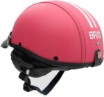 Capacete Coquinho Retrô BR101: proteção premium, conforto e estilo vintage para bike elétrica, scooter, patinete e skate. - Imagem 3