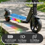 Patinete Infantil Elétrico Dobrável: seguro, leve, ajustável e ideal para crianças de 6 a 12 anos - Imagem 4