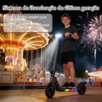 Patinete Infantil Elétrico Dobrável: seguro, leve, ajustável e ideal para crianças de 6 a 12 anos - Imagem 5