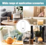 Difusores de perfume automáticos para casa, difusores de de aromaterapia silenciosos de 50 ml de 50 ml – Difusor de perfume super silencioso, carregamento USB para desktop, casa, plantas - Imagem 4