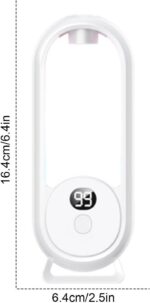 Difusores de perfume automáticos para casa, difusores de de aromaterapia silenciosos de 50 ml de 50 ml – Difusor de perfume super silencioso, carregamento USB para desktop, casa, plantas - Imagem 6