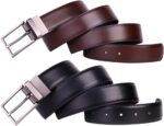 Cinto masculino reversível 3,18 cm: versátil, elegante e ideal para presentes e uso casual ou golfe. - Imagem 3