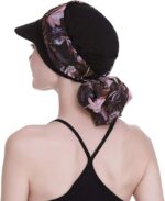 Boné de jornaleiro feminino para quimioterapia: conforto, cobertura total e estilo elegante para perda de cabelo o ano todo - Imagem 3