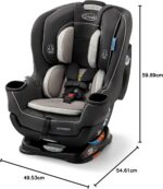 Graco Extend2Fit 2 em 1: mais conforto e segurança com LATCH, reclinação ajustável e uso prolongado voltado para trás. - Imagem 10