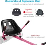 Hoverboard Seat Attachment ajustável, seguro e confortável para hoverboard 6.5 a 10, ideal para crianças e adultos. - Imagem 3