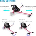 Hoverboard Seat Attachment ajustável, seguro e confortável para hoverboard 6.5 a 10, ideal para crianças e adultos. - Imagem 5
