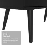 Escrivaninha Lisboa Madesa em L, com 3 gavetas, amplo espaço e montagem versátil para seu setup gamer. - Imagem 8