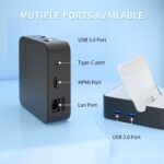 Base de TV MVIIOE para Switch/OLED com LAN, HDMI 2.0, 3 USB e carregamento PD rápido - Imagem 4