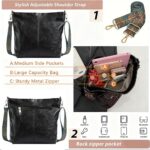 Bolsa de couro PU feminina grande, elegante e espaçosa, ideal para compras e viagens. - Imagem 3