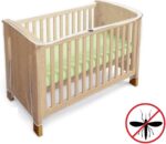Mosquiteiro para Berço 80x160x65cm: proteção, ventilação e ajuste elástico fácil - Imagem 7