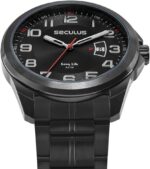Relógio Seculus Masculino Casual Black: estilo, presença e elegância para compor looks modernos com praticidade no dia a dia. - Imagem 3