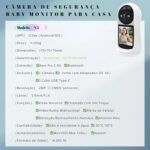 Babá Eletrônica Inteligente Alexa 360° Full HD com visão noturna e áudio bidirecional para bebês, idosos e pacientes - Imagem 3